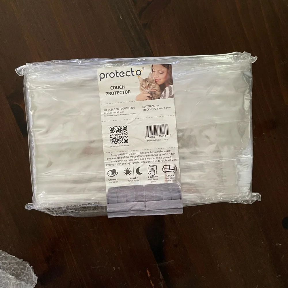 Clear PVC Couch Protector